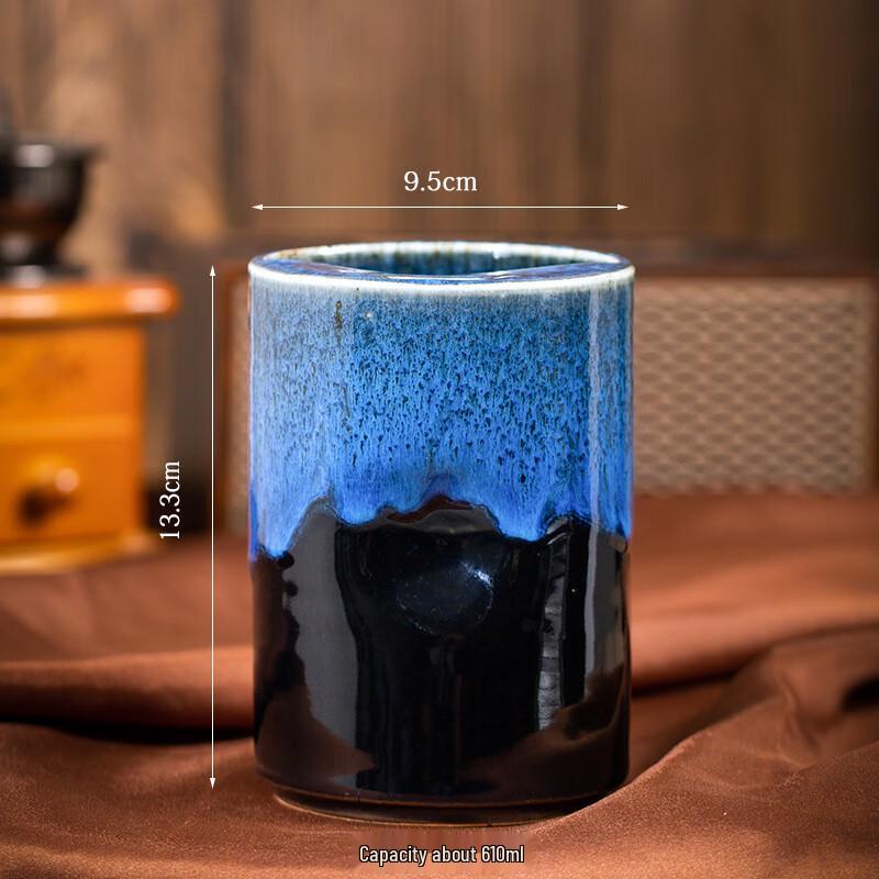 

Shangqi Retro Kiln-Changed Ceramic Straw Cup