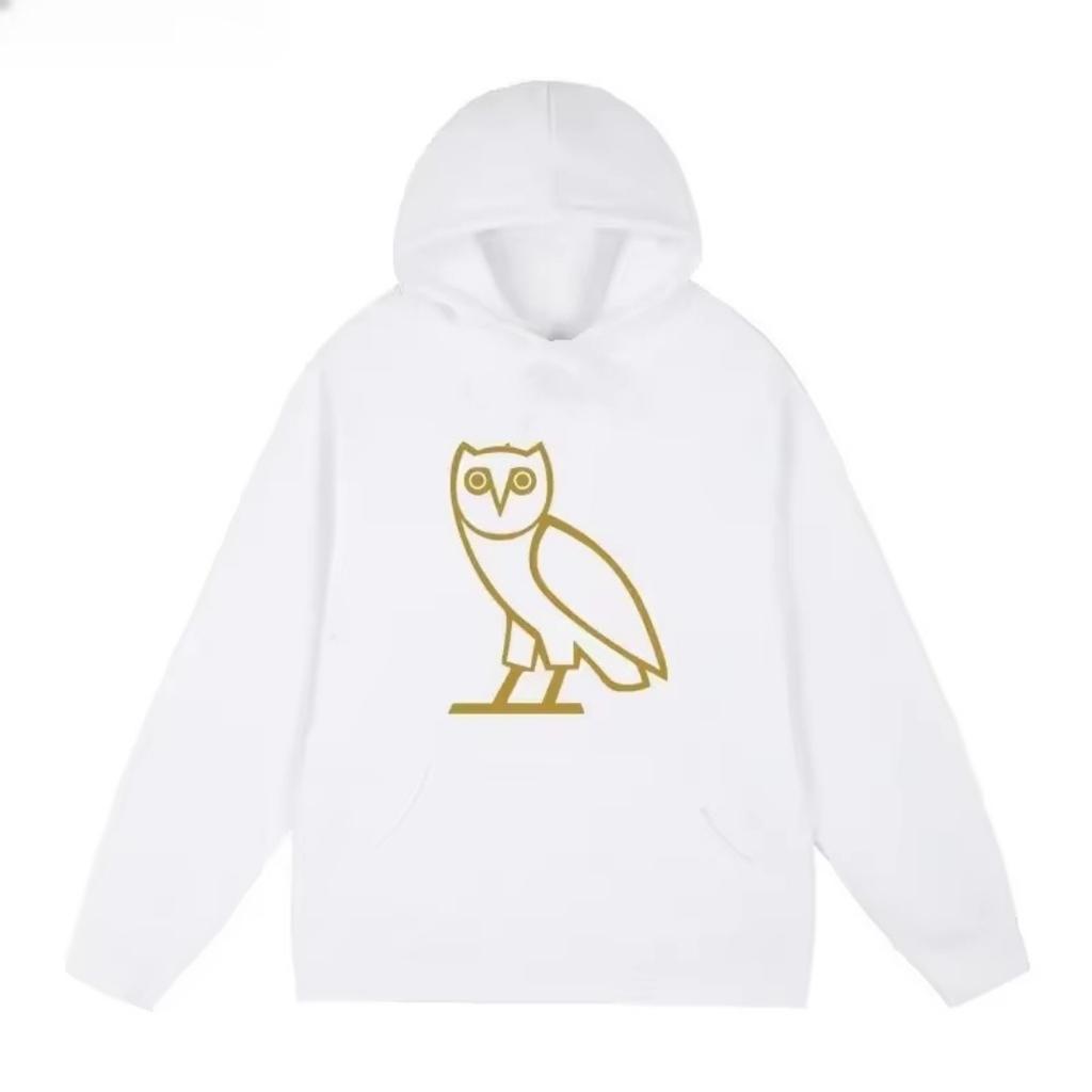 Tendance Mode 2025 Sweat à Capuche pour Femmes et Hommes Motif Simple Hibou Album Drake Canard Œuf Rap Style Hip-Hop Sweat-shirt moto