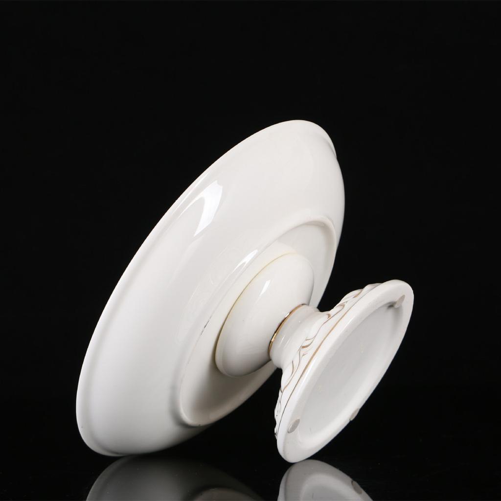 Buddhist Utensils and Supplies Ceramic Fruit Plate Blue and White Porcelain Fruit Plate Buddha Front Offering Tray