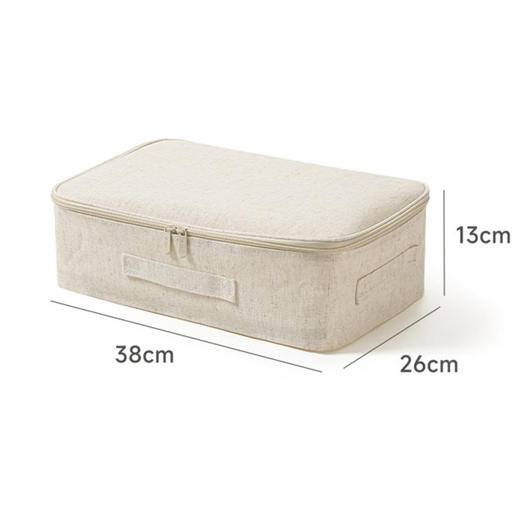 Collapsible Cloth Baskets Storage Box Waterproof and Dustproof  Organizer Bin for Comforters Bedding and Toys