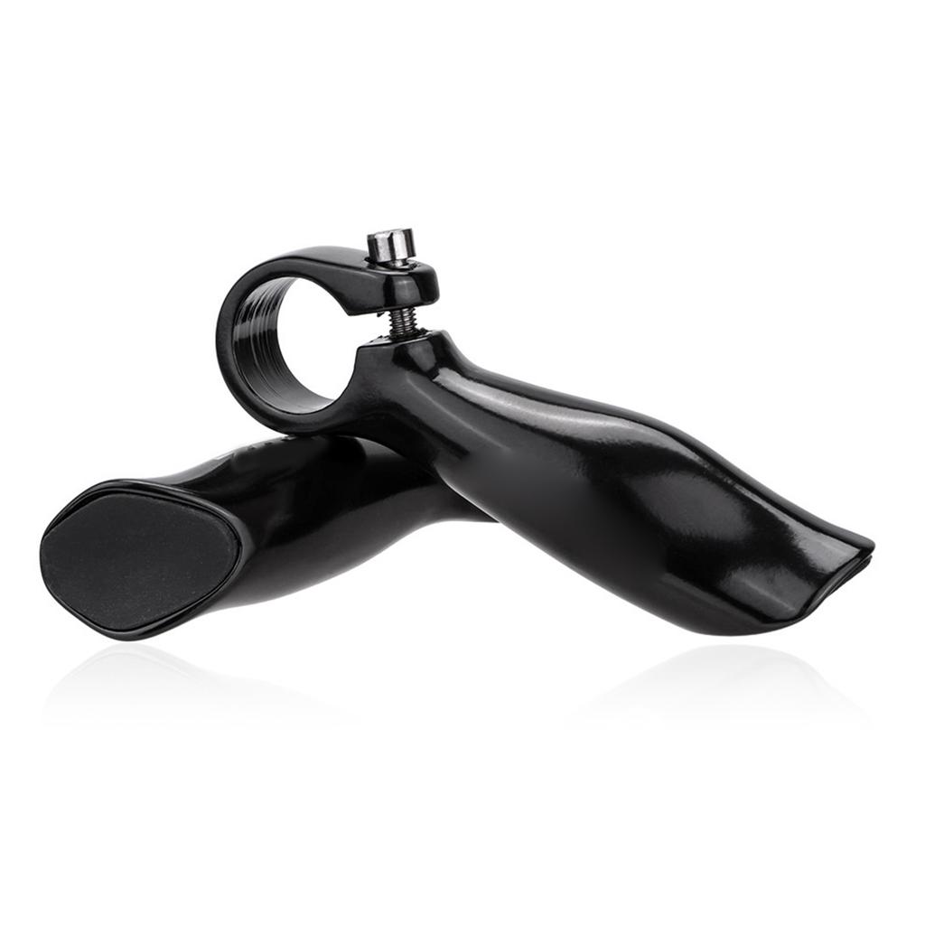 Handlebar Ends, Aluminum Alloy Handlebar Ends for and on Road, Ergonomic Design, sy to Install, Fits 22.2mm Handlebars