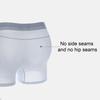 Men Boxer Underwear Mid-rise Elastic Waistband Breathable Mesh Shorts Briefs Solid Color Summer Ice Silk Cooling Panties