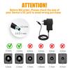 US/EU 100-240V AC 12.6V 1A 18650 Lithium Battery Charger, 12V 1A Portable Screwdriver Wall Charger with DC 5.5 * 2.1 MM Plug
