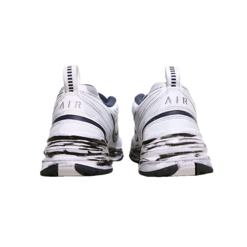 Nike Air Monarch 4 Textile, Synthetic Leather Slip Resistant, Abrasion Resistant, Breathable, Lightweight Low top 415445-102(TeamX-)