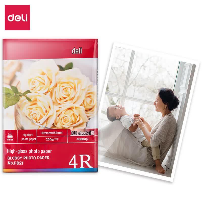 Deli 11821 High Gloss Photo Paper