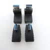 4types 1pcs USB 3.0 A Male to Female Adapter Connector converter plug cable Adapters90 Degree Angle Coupler For Laptop PC