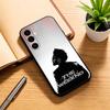 the W-weeknd D-design Phone Case Black Silicone Soft For Samsung Galaxy A73,A72,A71,A70,A53,A52,A51