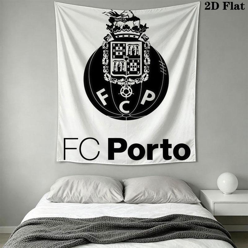 FC Porto Wall Hanging Printed Fabric Blanket Decorative Tapestries for Bedroom Living Room Home Decor