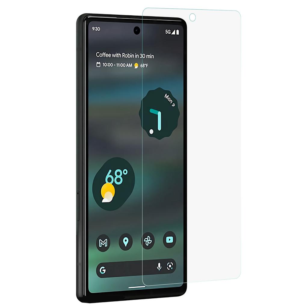 Für Google Pixel 6a 2.5D Arc Edge 9H Kratzfestes Hartglas Displayschutzfolie Explosionsgeschützte Folie