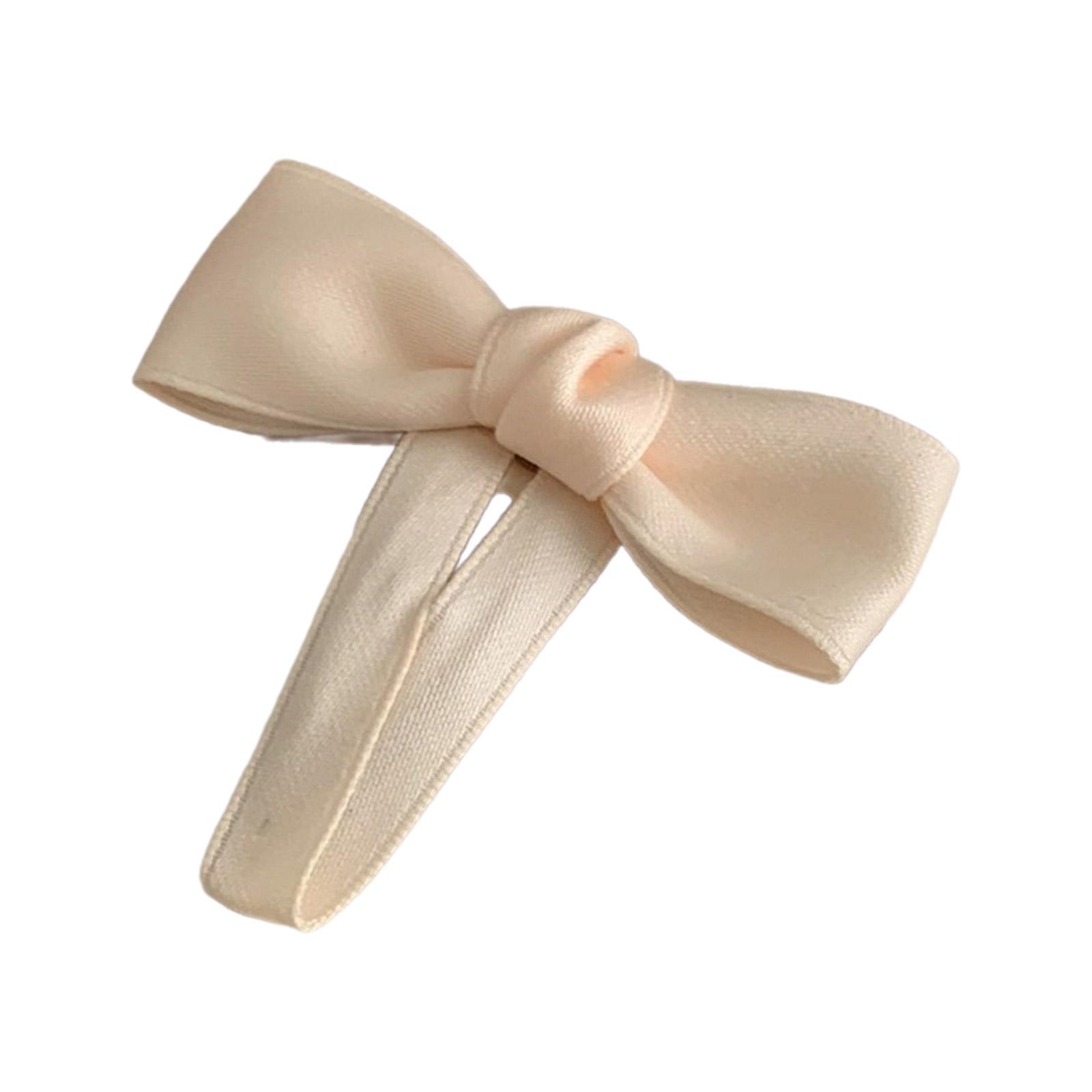 

Delicate Bow Elegant Y2K Style Side Clip Bow Hair Clip Sweet Girls Fairy Bow Style 3D Bowknot Balletcore белый