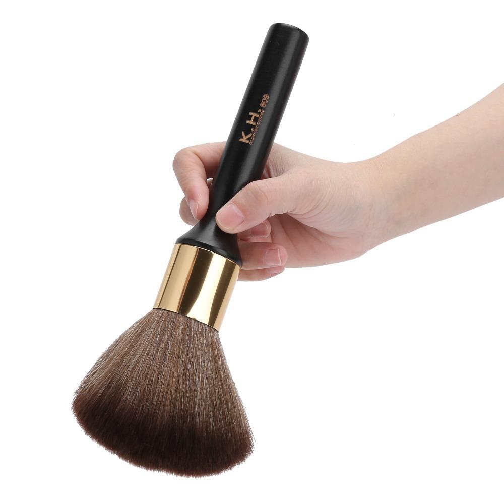 Soft Neck Duster Brush Long Handle Hair Sweeping Brush Hair Cutting Duster Brush For Salon