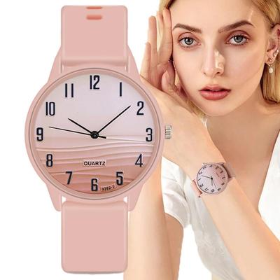 Sport Damen Welle Bunt Digital Quarz Uhr Lässig Silikon Damen Uhr Geschenk Uhren