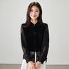 SOFSIL Women's New Chinese Style Silk Velvet Blouse