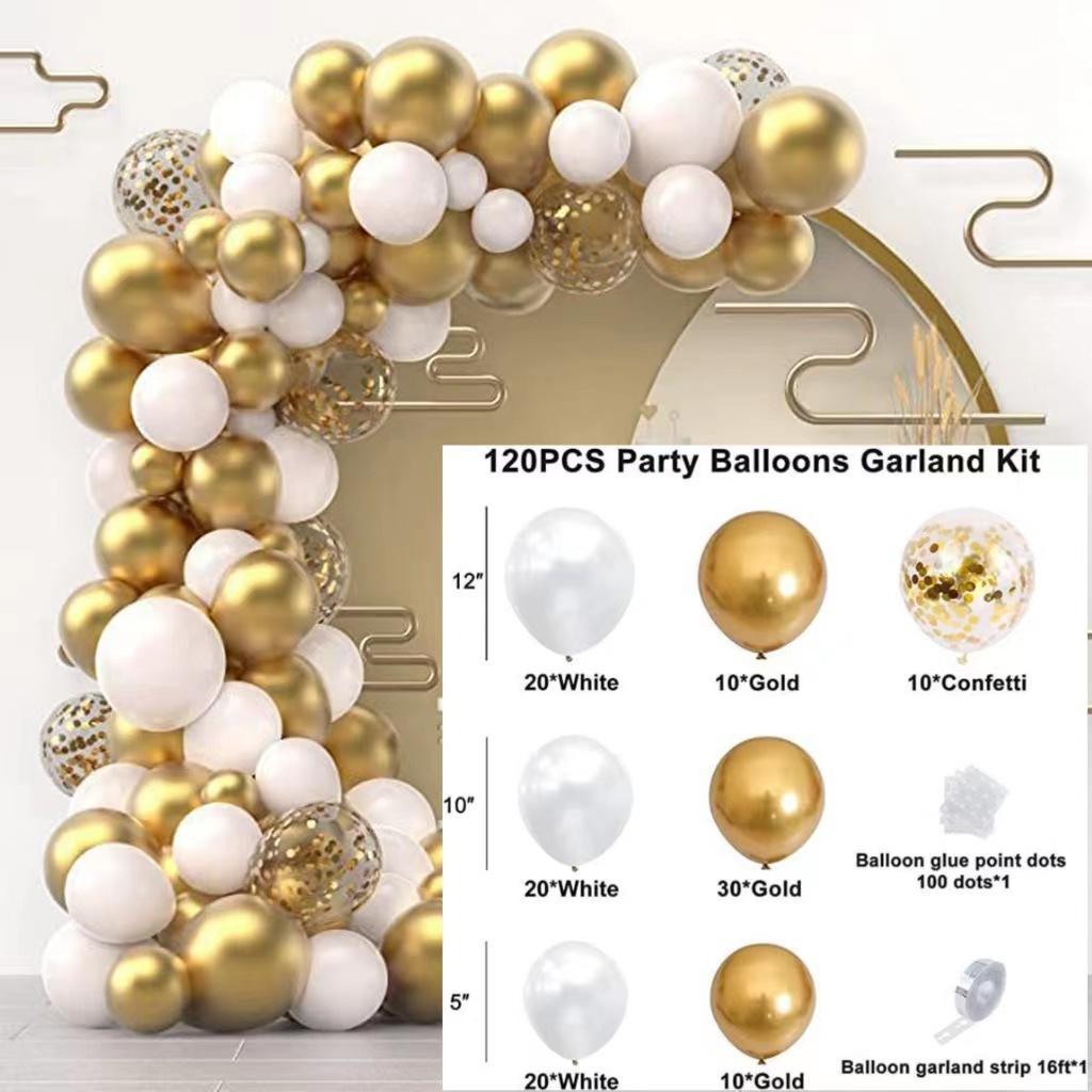 Vintage Balloon Chain Birthday Party Balloon Package Wedding Wedding Arrangement Latex Balloon Chain Set