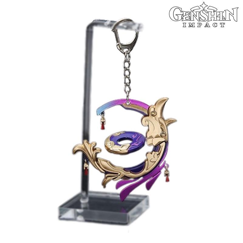 Impact Genshin Sangonomiya Kokomi Arms Everlasting Moonglow Pendant Keychain