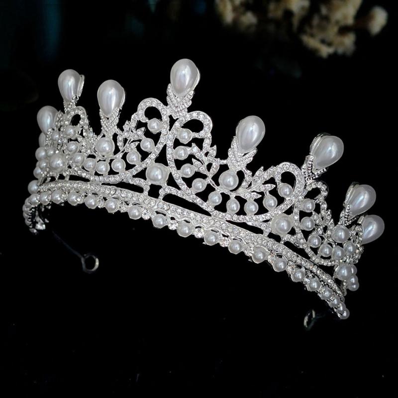 Elegant Bridal Tiara with Rhinestones Adjustable Crown for Wedding and Pageants Elegant Hairpiece Hair Accessories
