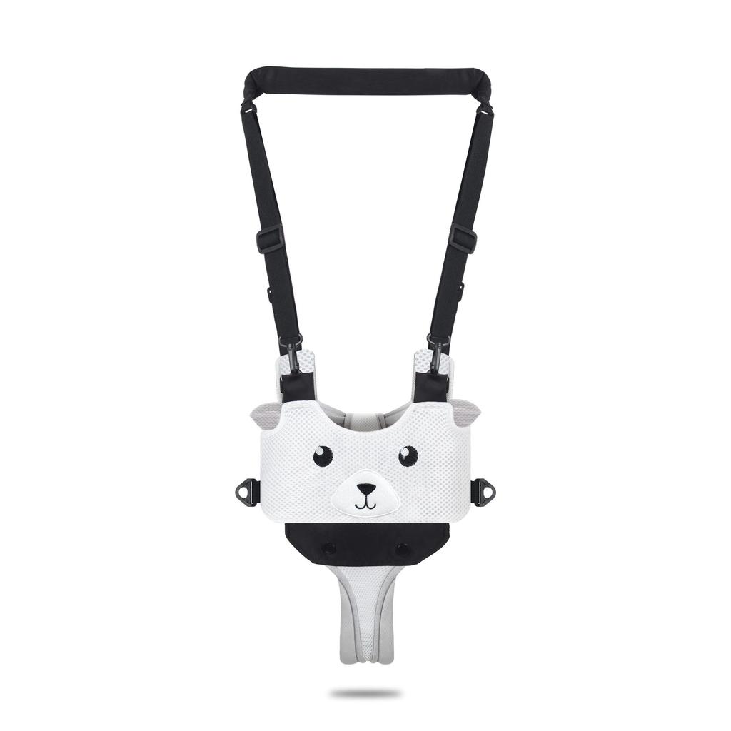 Baby Walker Mesh Breathable Bear Style, Baby Walking Traction Belt & Multifunctional Basket