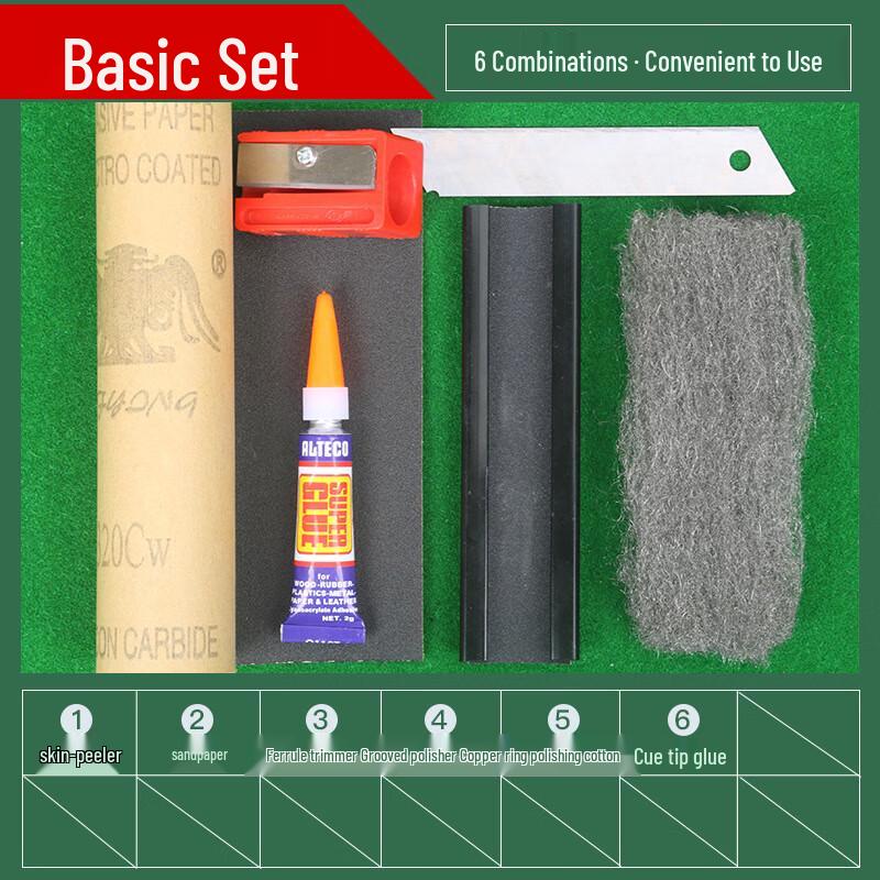 

Junshi Billiard Cue Tip Repair Tool Basic Set