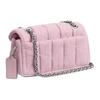 Coach Tabby 20 Logo Classic Quilted Denim Crossbody Shoulder Bag Small Women's Light Purple