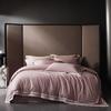 Luxury 160s Thread Count High-Density Four-Piece Australian Cotton Set with Wide Edge Duvet Cover.