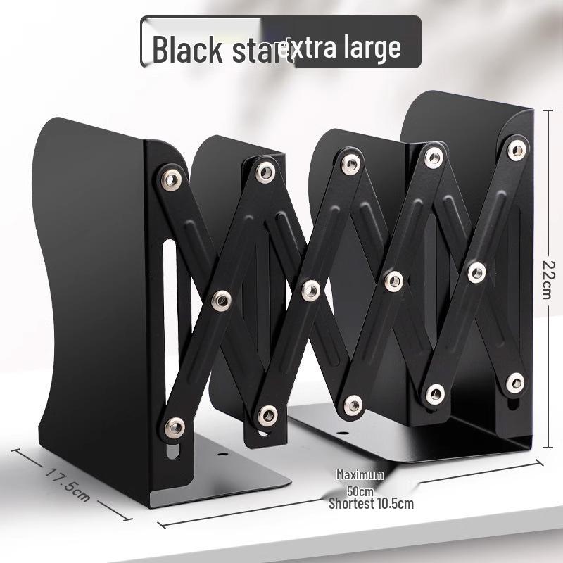 Zásuvný stolní regál na knihy s držákem na tužky a děličem knih pro studenty