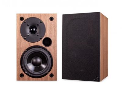 Acoustique Quality WEGA 52 - Regallautsprecher Surround 2-Wege-Set mit 120W Leistung / WALNUSS, Acoustique Quality