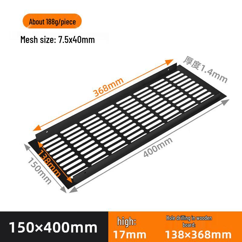Aluminum Cabinet Ventilation Grille