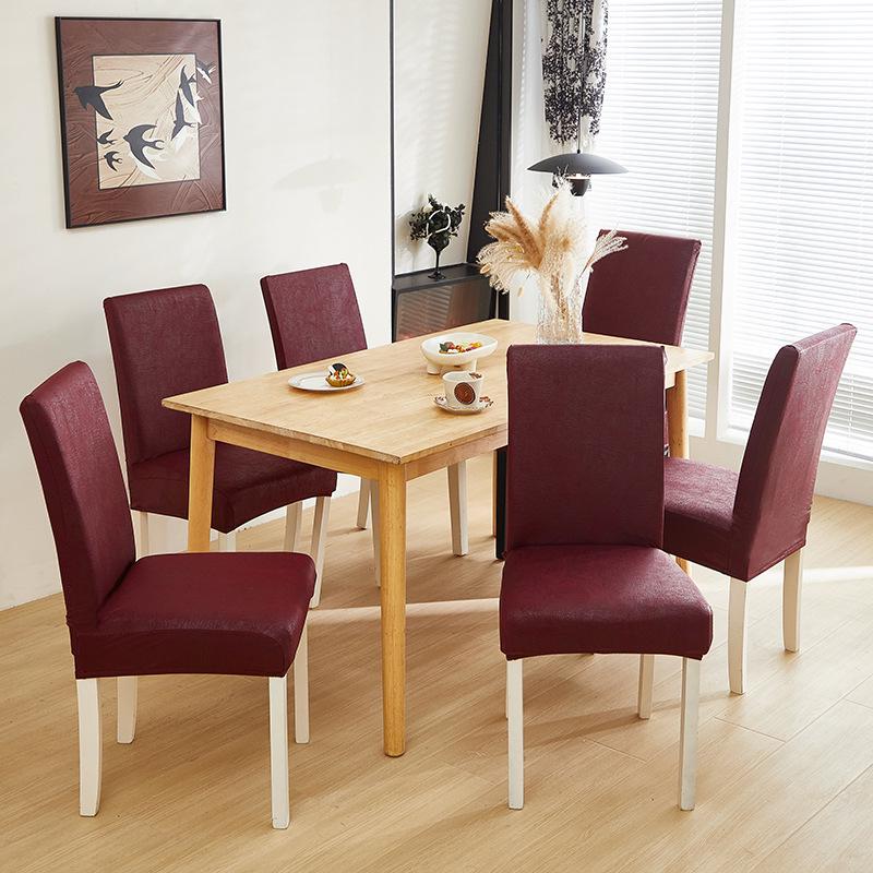 Waterproof Non-slip PU Leather High Back Chair Cover
