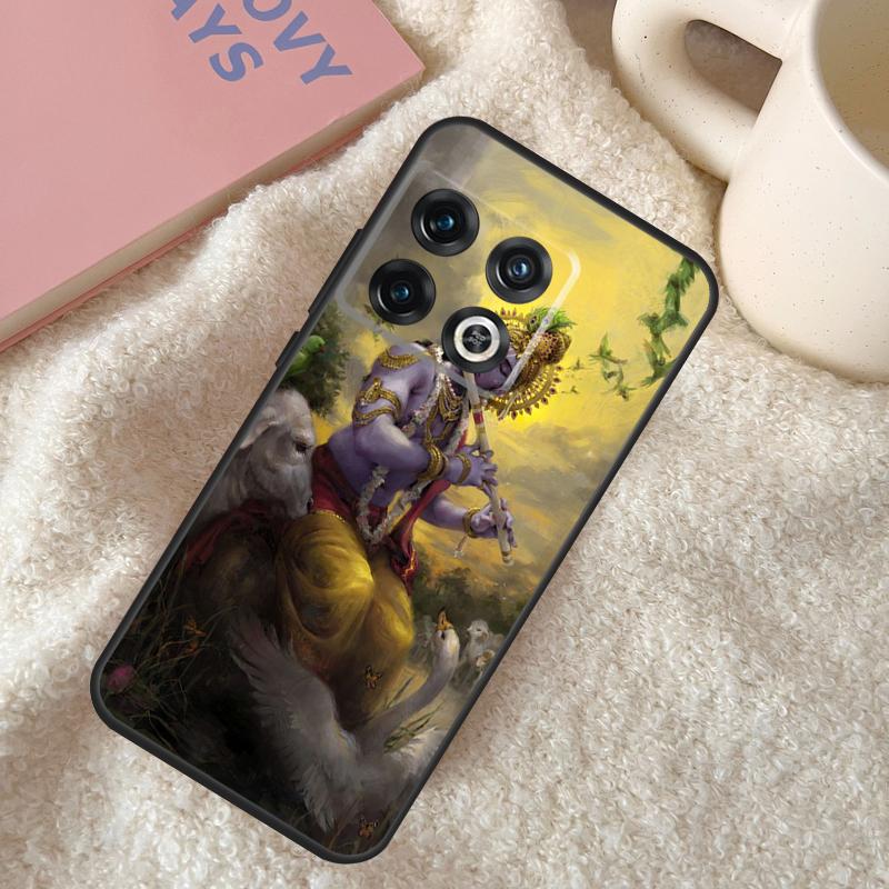 Indian God Lord Krishna Case For OnePlus 9 11 10 Pro 9R 9RT 10T 8T Cover For OnePlus Nord 2 2T CE2 N10 N20 N100 Ace