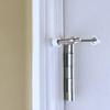 2Pcs Hinge Pin Door Stop Adjustable Hidden K-Type Thick Door Stop with Rubber Buffer Damper Door