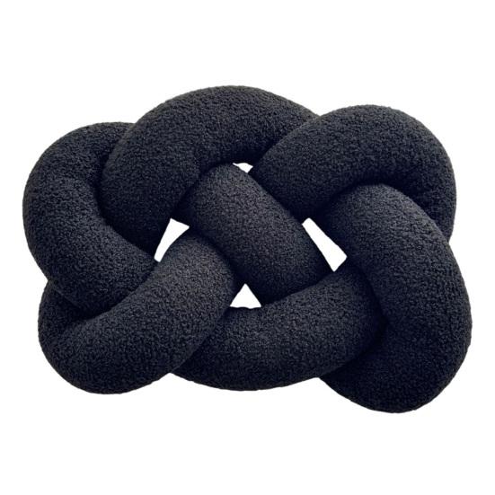 Knitted Knot Pillow Handmade Decorative Throw Pillows Soft Sofa Cushion Home Bedroom Decor Gift for Holidays Parties
