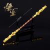 22cm Golden Cudgel Black Myth: WuKong Game Peripherals Monkey King Sun Wukong Weapon All Metal Model Ornament Toys Gift for Boy