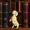 3d Printed Dachshund Figurine Modern Mini Dog Shape Sculpture DIY Coloring Animal