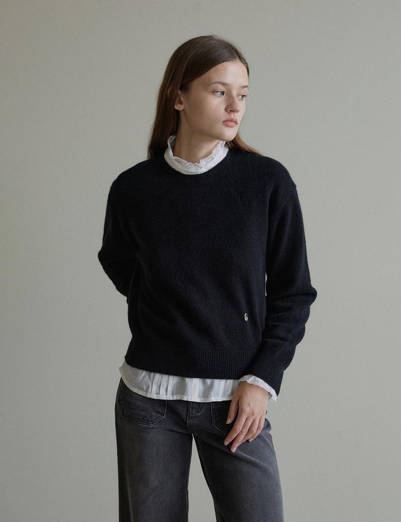 THEELO Yak Round Knit (Black)