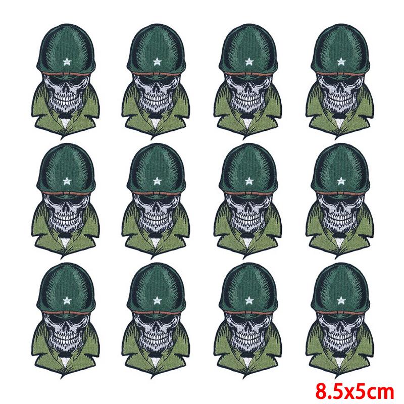 10 unids/lote, venta al por mayor, parche bordado, parches para planchar para ropa, parches para ropa, chaquetas, apliques de decoración, suministros para coser