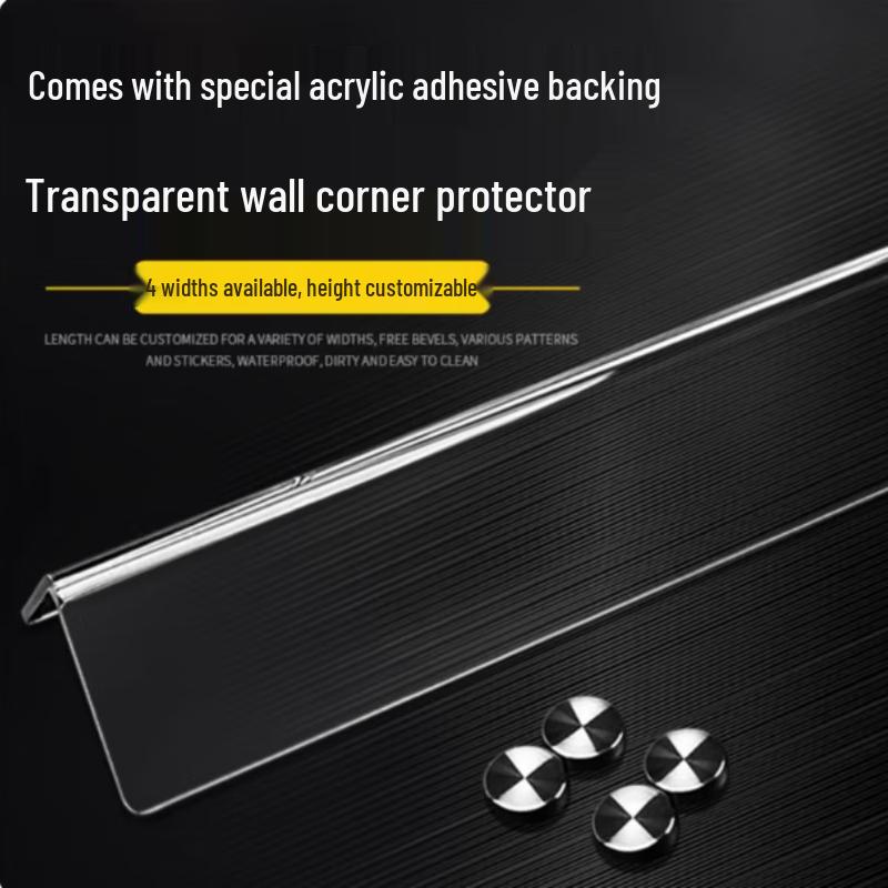 Transparenter selbstklebender Wandwinkelschutzstreifen aus PVP