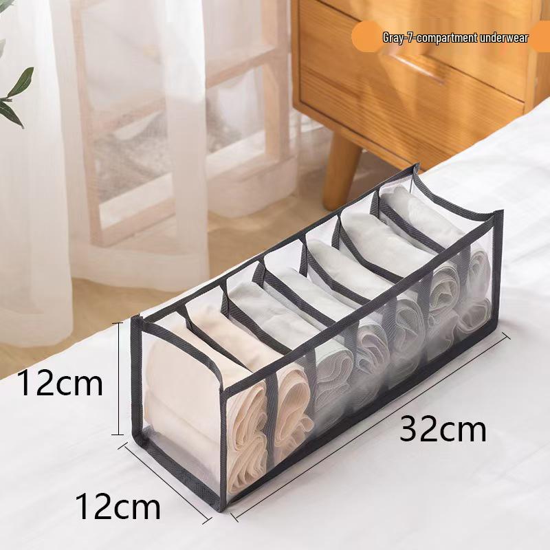 Mesh Underwear Organizer: Wardrobe Storage Box for Pants and Clothing