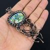 Abalone-Muschel-Edelstein, Kupferdraht, handgefertigter Anhänger-Schmuck