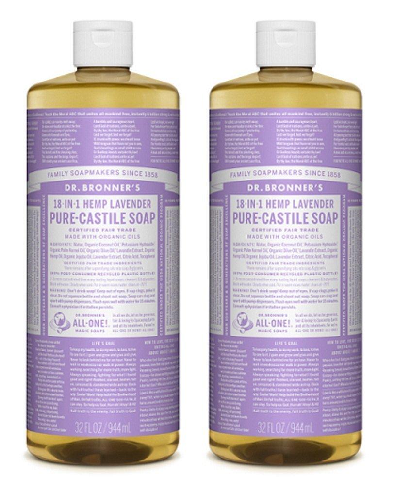 Dr. Bronner s Magic Soap Lavender 944ml x 2 bottles [Official Import]