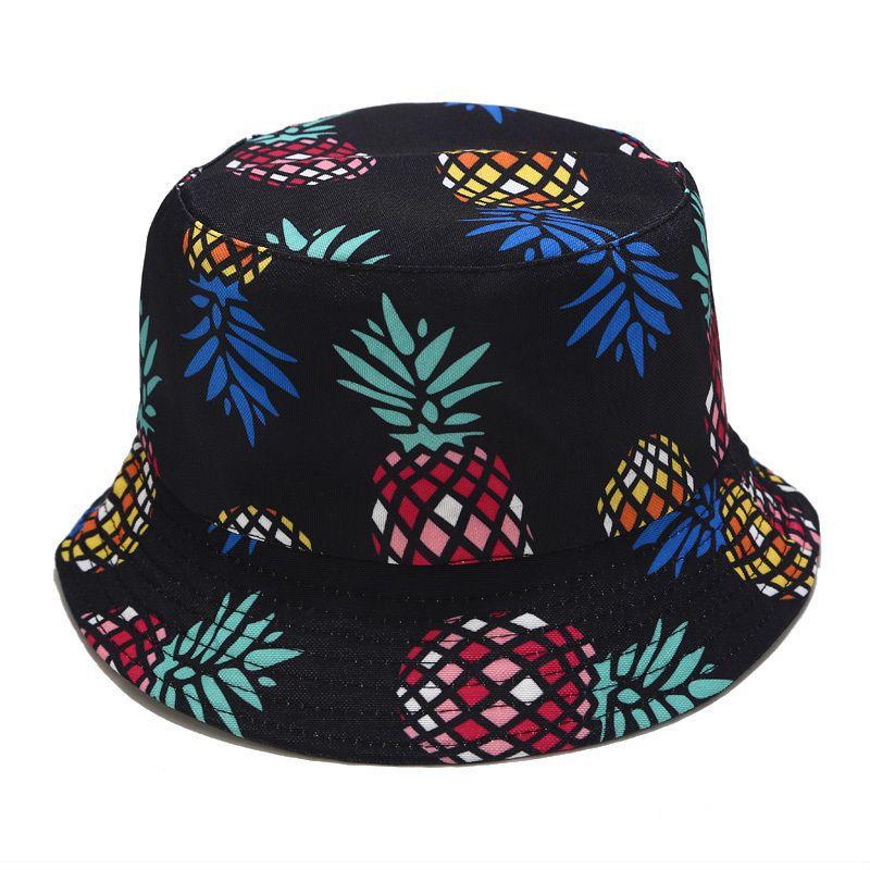 Hot Selling Fruit Pattern Bucket Hat Men and Women Outdoor Leisure Visor Summer Travel Hat