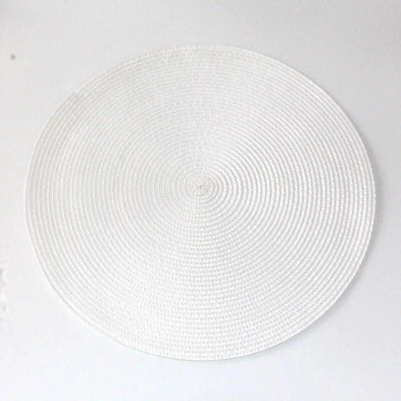 1 STÜCKE Runde Gewebte Rutschfeste Küche Tischset Rutschfeste Tisch Matte Küche Zubehör Dekoration Home Pad Coaster