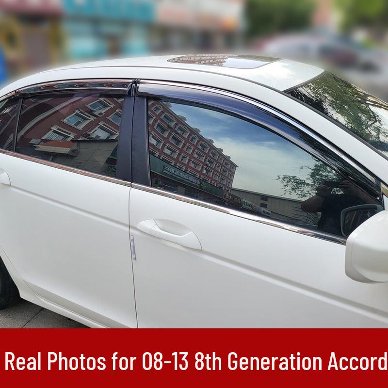 Honda Tenth Gen Accord, Civic, Lingpai, and Fengfan Car Window Rain Visor - Sun and Rain Guard for CR-V, XRV