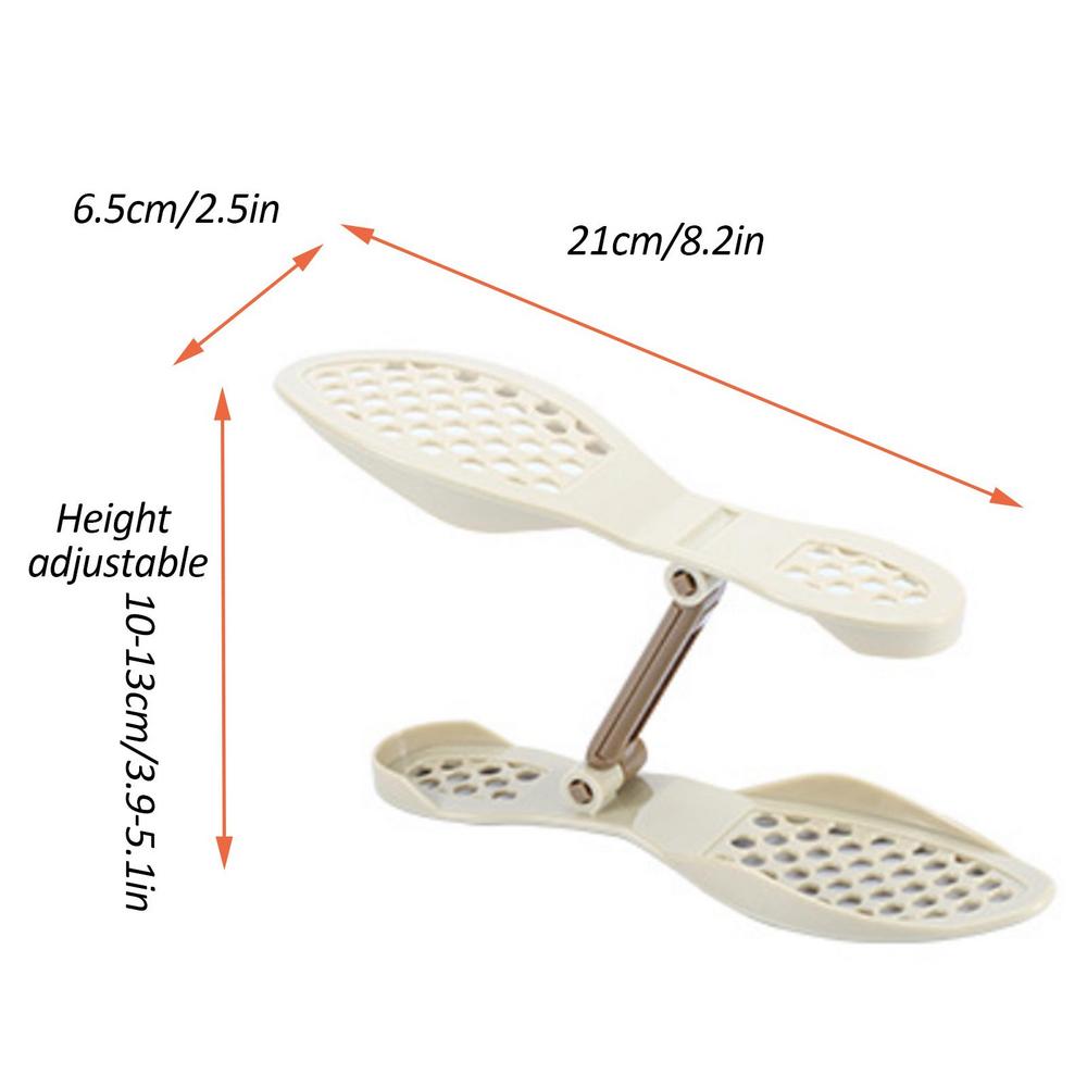 

Регулируемый органайзер для обуви Двухъярусный органайзер для хранения обуви Складной штабелер для обуви Экономия места для прихожей шкафа