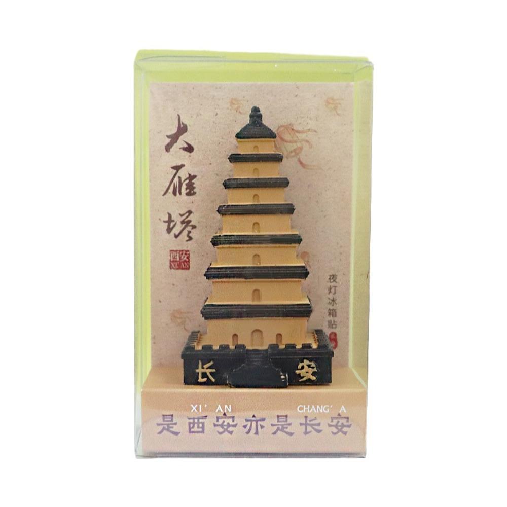 

Vintage Night Lights Refrigerator Stickers Resin Fridge Magnets Festival Style 1