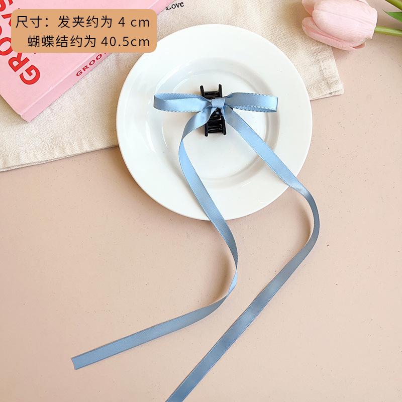 

Vintage Large Velvet Bow Hair Clip Trend Long Ribbon Hairpins Barrettes Headband For Women Girl Hair Accessories Wedding Jewelry синій