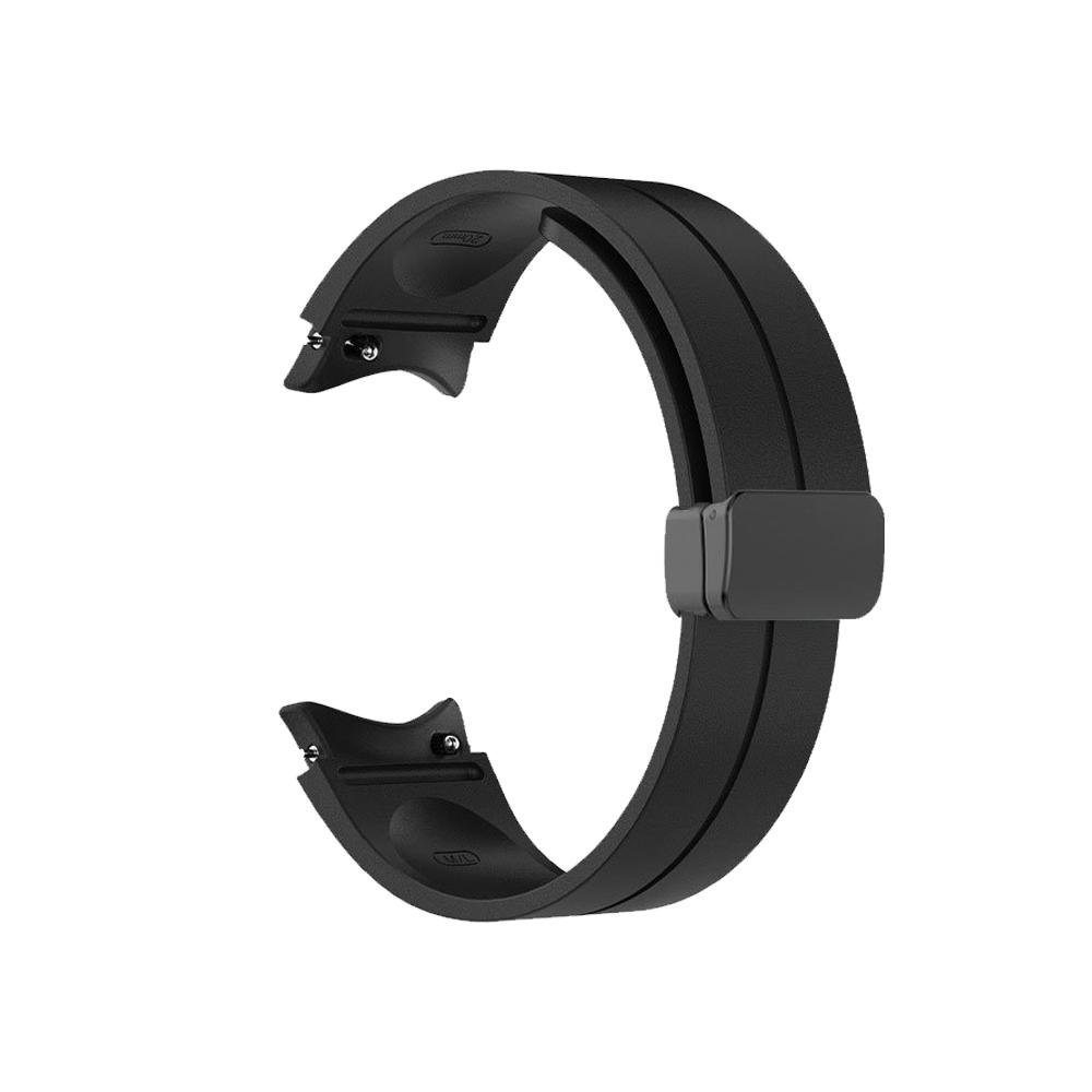 No Gap Silicone Strap For Samsung Galaxy Watch 6 5 4 40mm 44mm 5 Pro 45mm Magnetic Bracelet Band For Watch 6 4 Classic Watchband