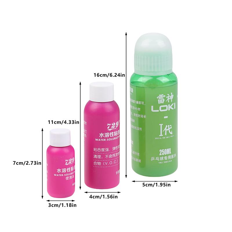 Wodorozpuszczalny klej do okładzin do tenisa stołowego Bez VOC Profesjonalny nieorganiczny klej do ping ponga