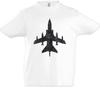Jet IV Silhouette Kids Boys Kids Boys T-Shirt Fighter Pilot Pilot Fighter Plane Plane