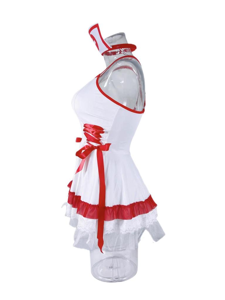 European and American Erotic Nurse Lingerie Uniform – Pure Desire Sexy Costume for Halloween