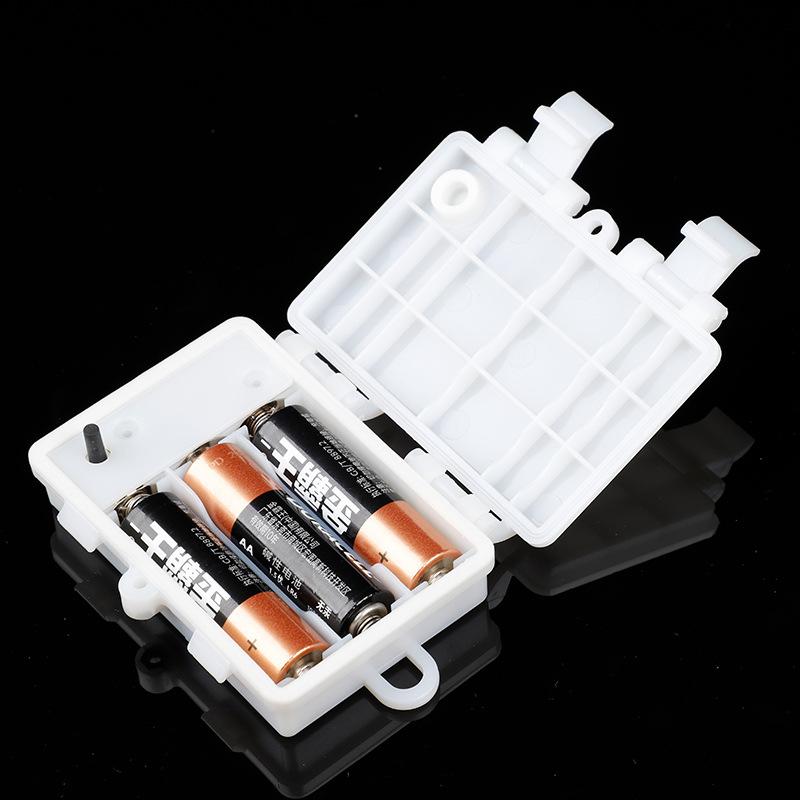 3 Sections AA Battery Holder No.5 Waterproof And Dustproof Battery Cartridge With Timing Function